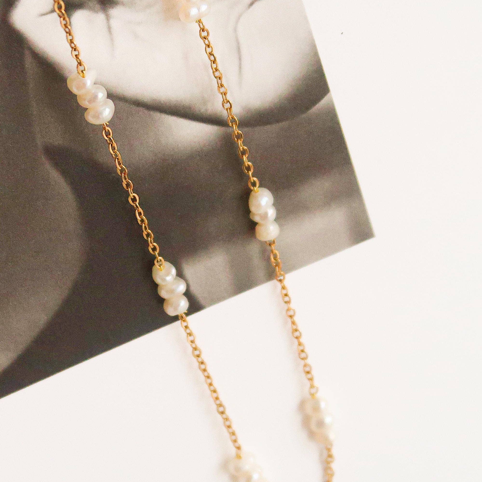 Leilani-Multi Pearl Necklace: N126