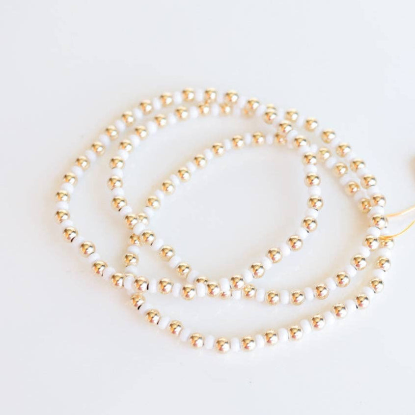 Demi Bracelet in White - S113