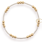 ILY Bracelet in Silver with Gold - S170