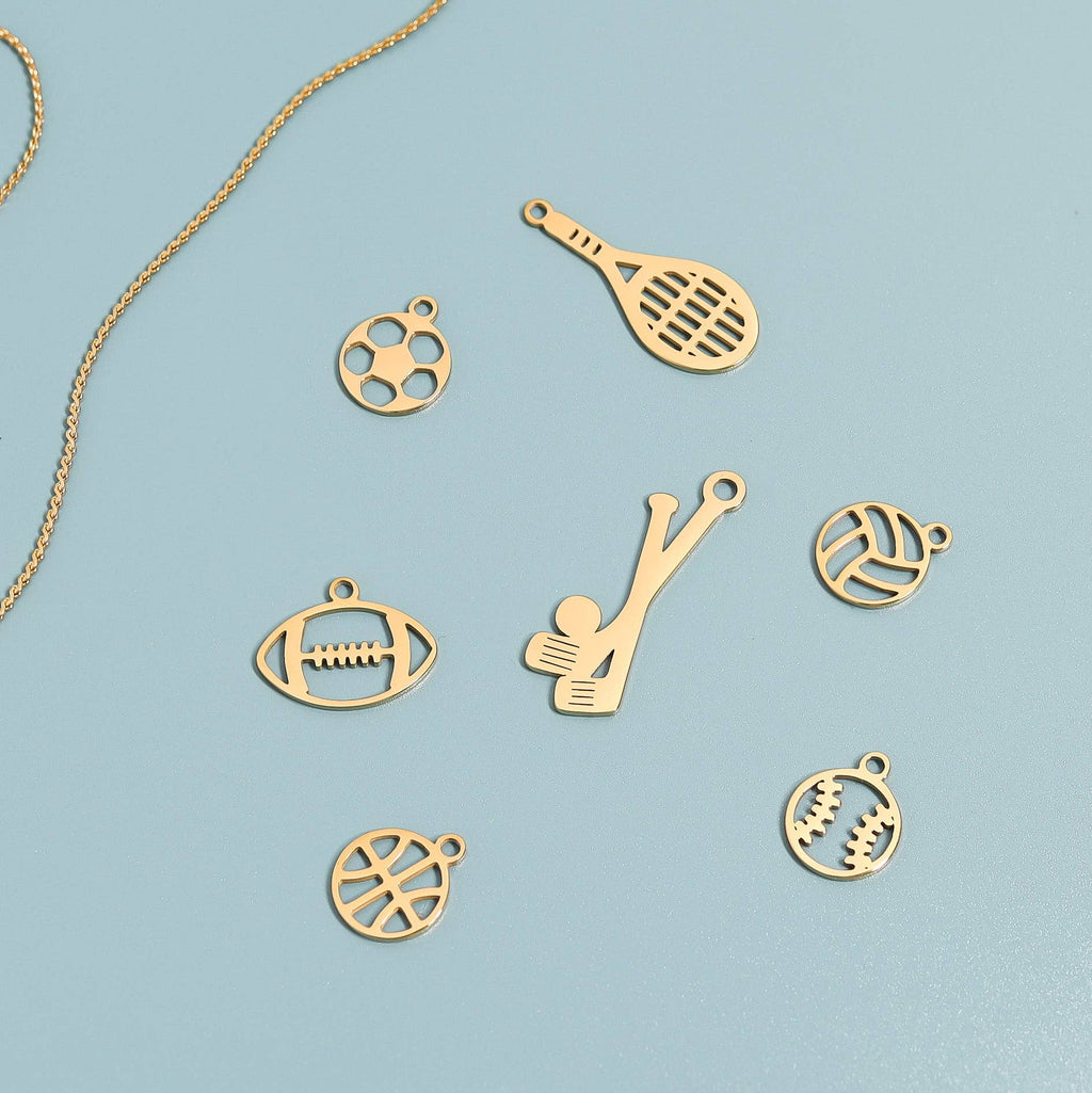 Football Small Charm - C152