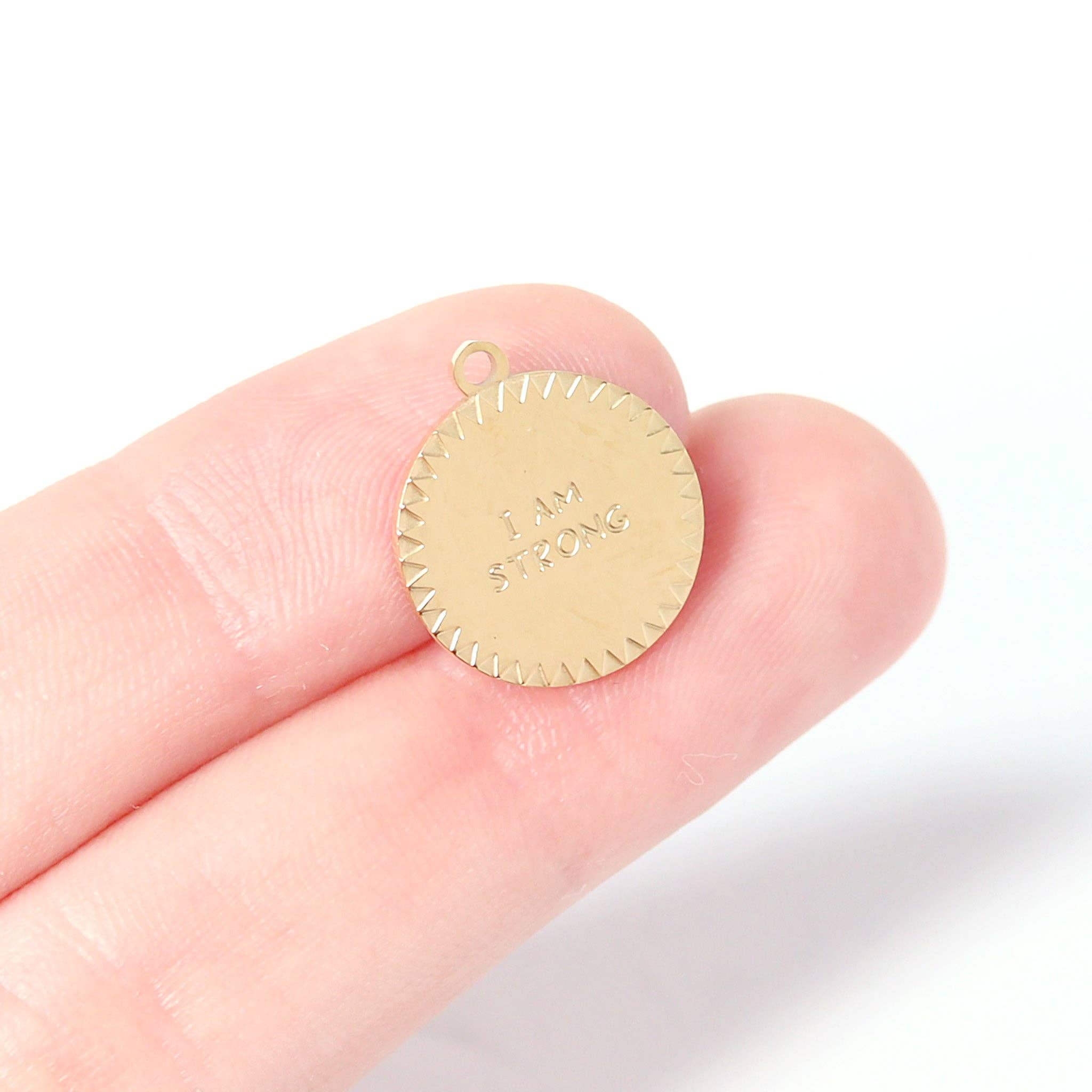 "I Am Strong" Charm - C204