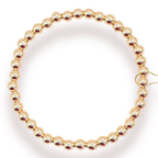 5MM Gold Beaded Bracelet - S169