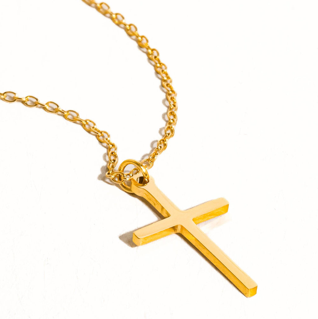 Small Cross Necklace: N140