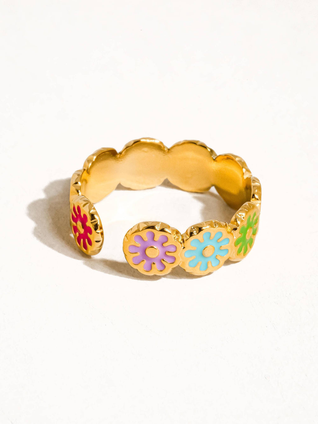 The Kam Floral Patterned Ring: A108