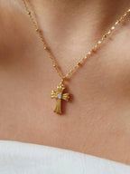 Piece Cross Necklace - N122