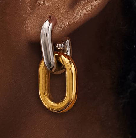 Double Chain Earring: E59