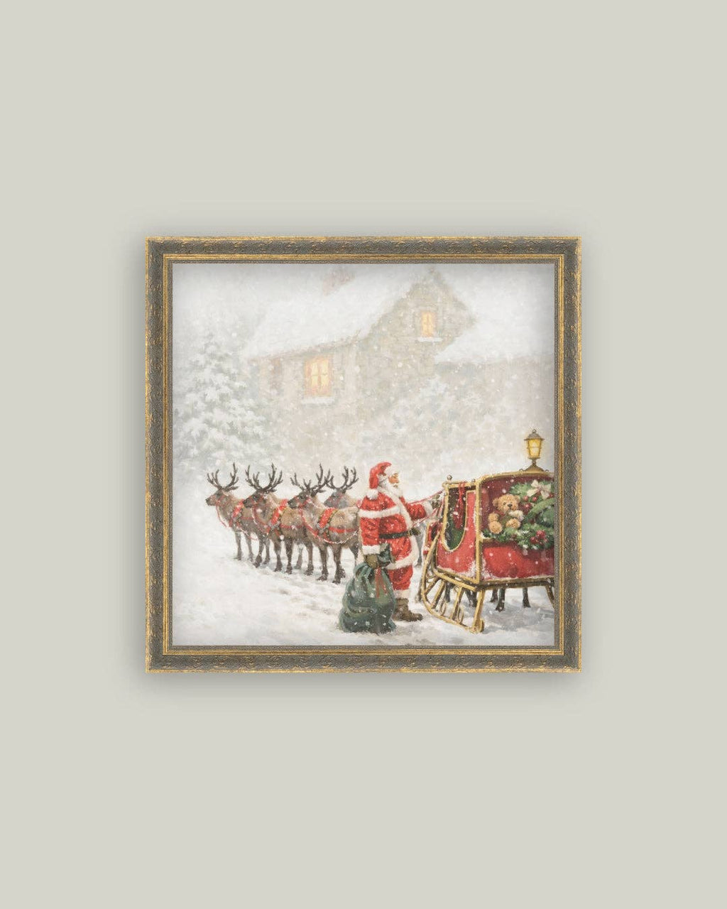 Christmas Sleigh: 6x6