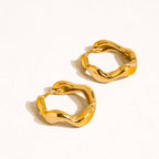 Golden Everyday Hoop Earrings - E100