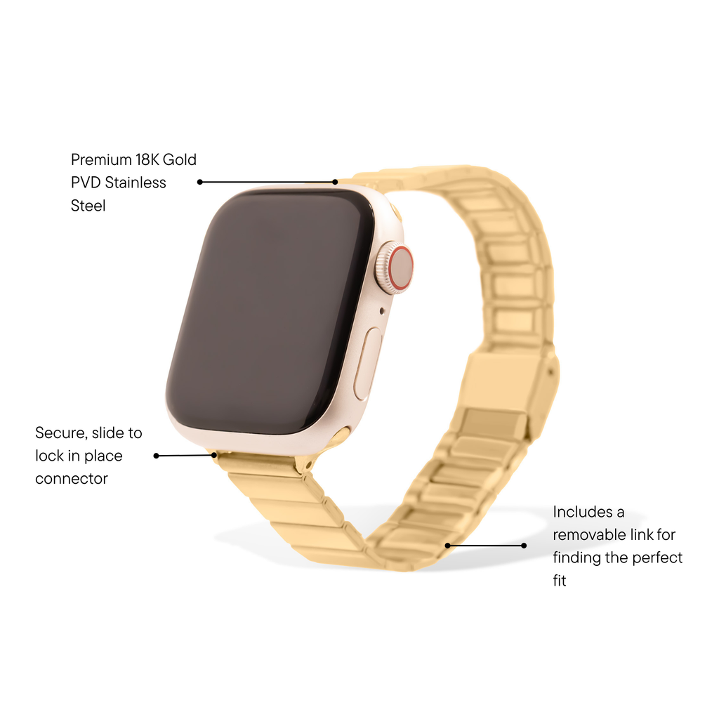 Golden Track Smart Watch Band - W4