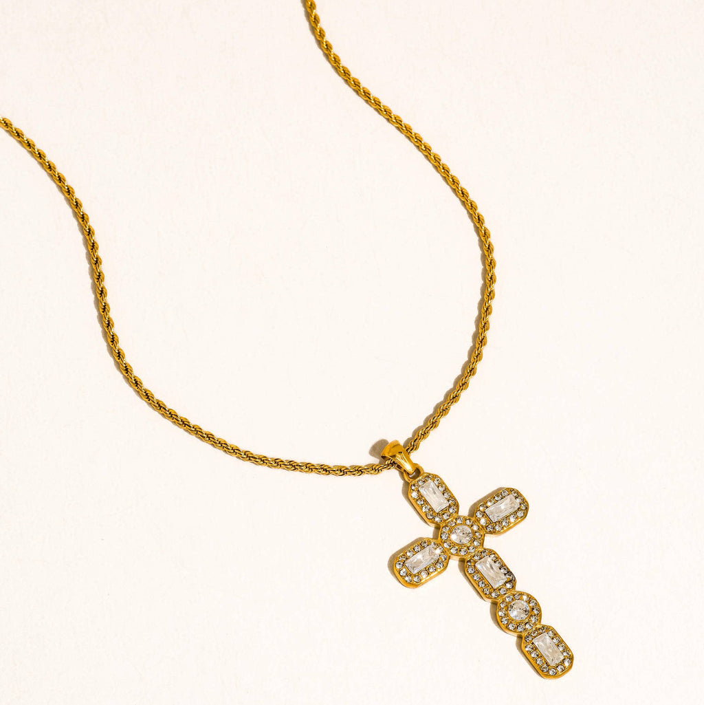 Belrose Cross Necklace: N155
