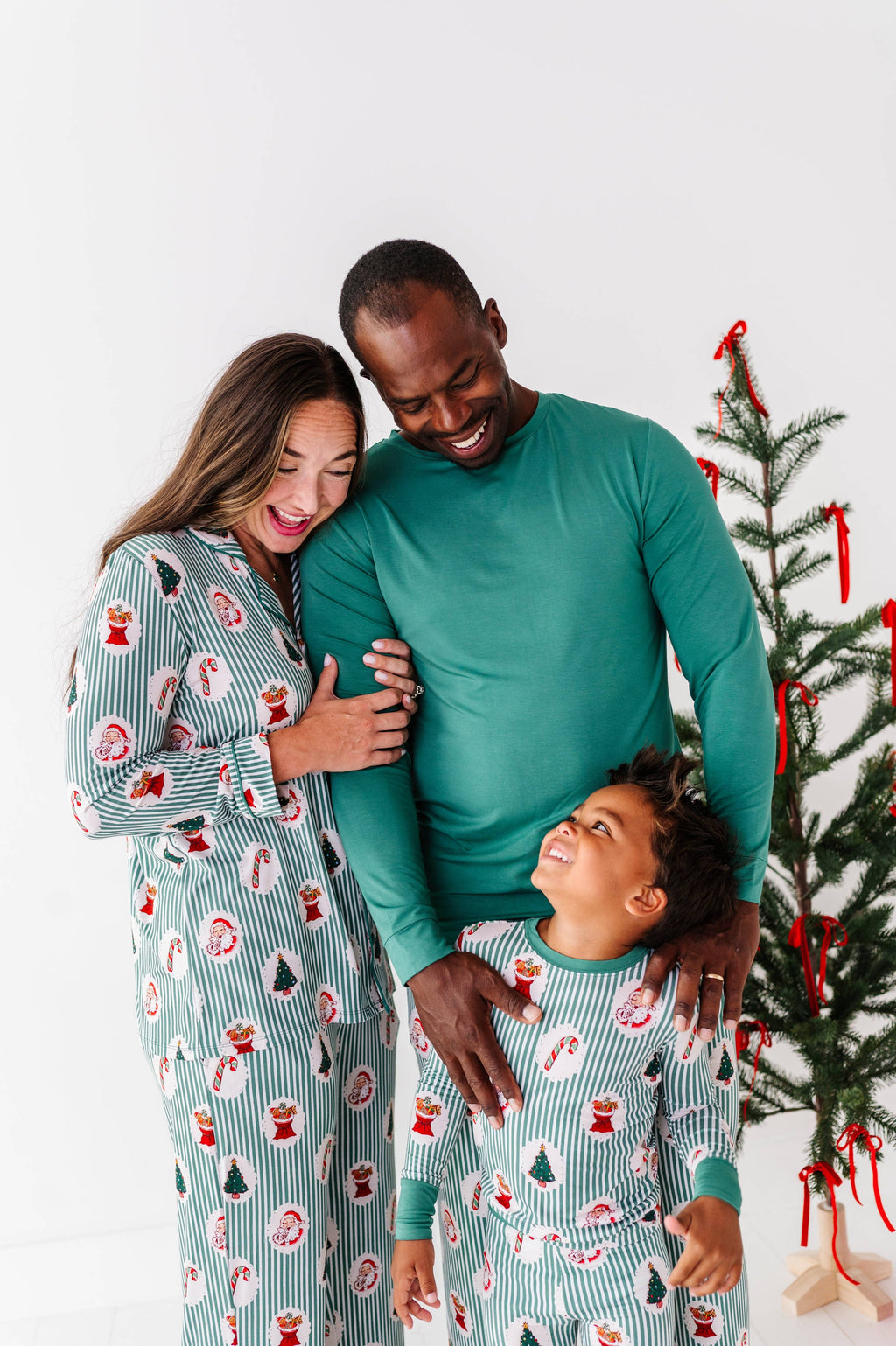 Christmas Classic Stripe Kids Pajamas