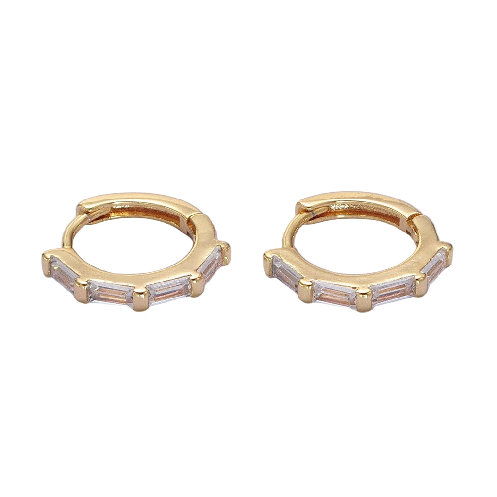 Luxe Glow Huggie Earrings - E9