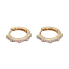 Luxe Glow Huggie Earrings - E9