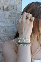 Black Confetti Bracelet : S82