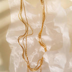 Layered Dainty Chain Necklace - N102