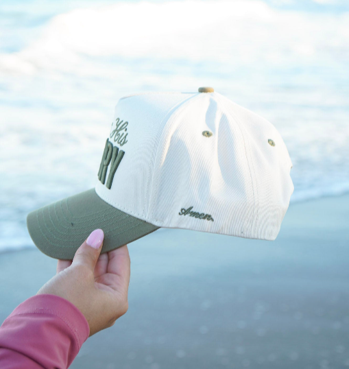 All For His Glory - Olive Trucker Hat