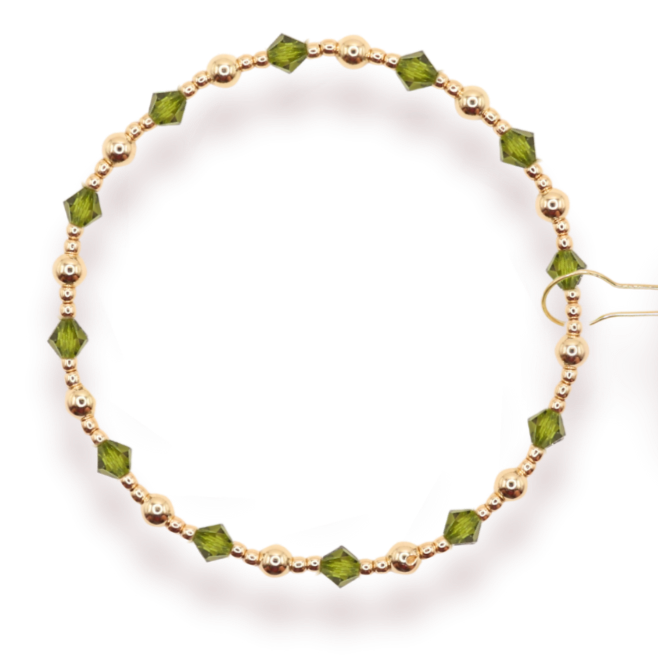 Olive Green June Bracelet - S90