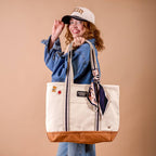 The Darling Canvas Tote Bag-Huddle Up