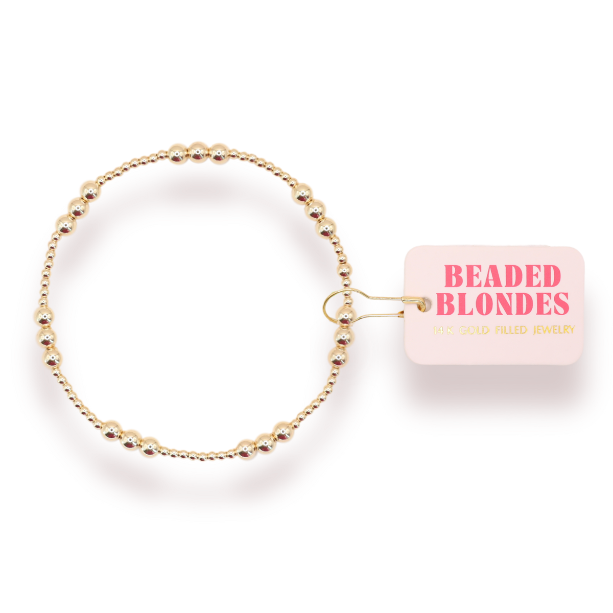 ILY Bracelet in Gold: Standard 6.75 inch