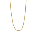 Golden Shine Beaded 2mm Necklace - N109