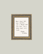 Have A Heart Framed Antique Print: 5x7
