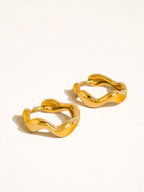 Golden Everyday Hoop Earrings - E100