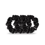 Silk Hair Scrunchie | Small | Jet Black