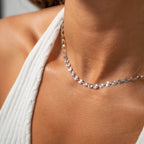 Sunburst Chain (Silver) Necklace - N73
