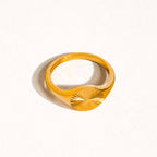 Sunburst Signet Ring: A76