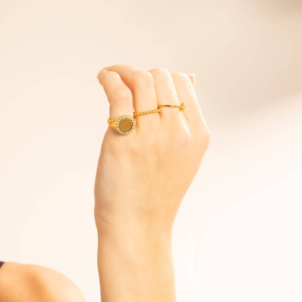 Diamond Sun Ring - A25