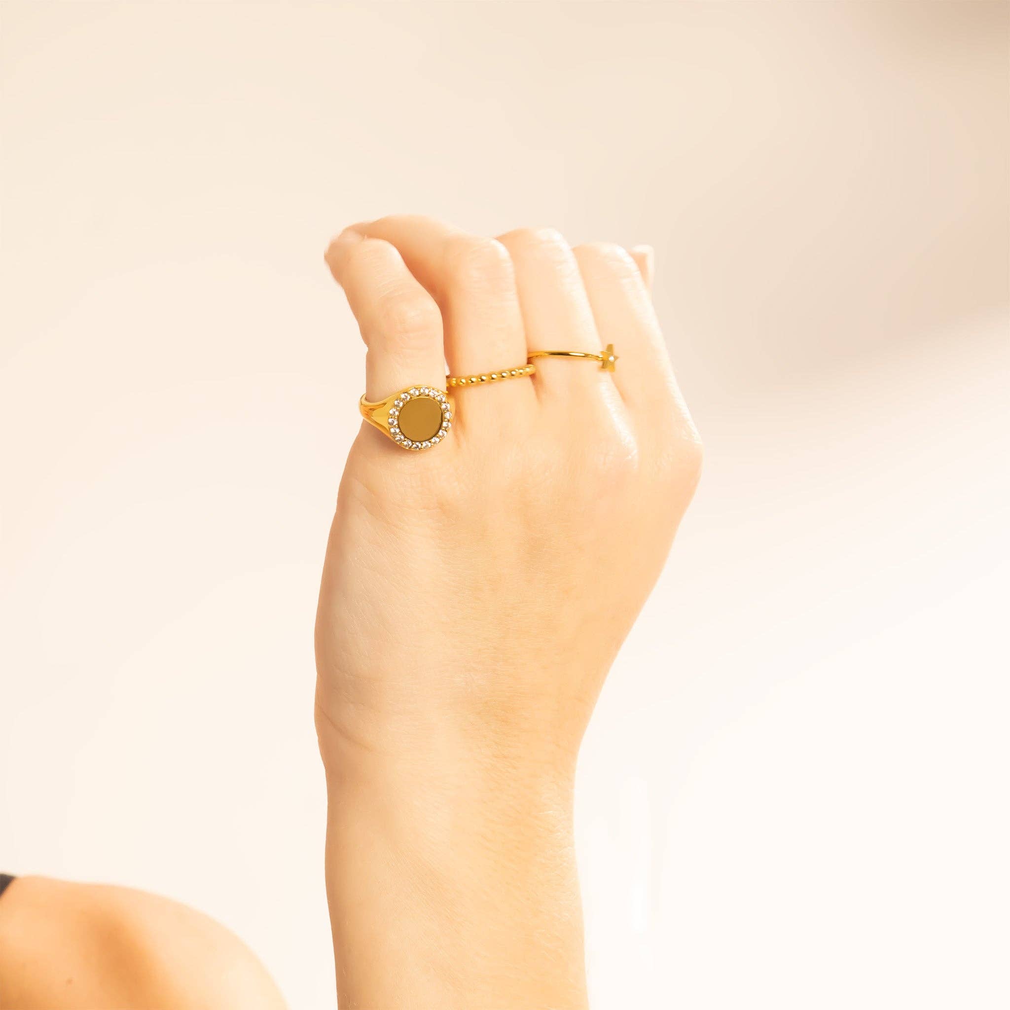 Diamond Sun Ring - A25