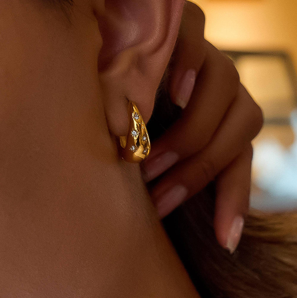 Solira Star Hoop Earring - E61