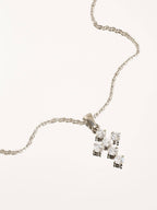 Silver Dainty Cross Necklace - N96