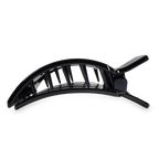 Square Flat Hair Clip | Large | Jet Black