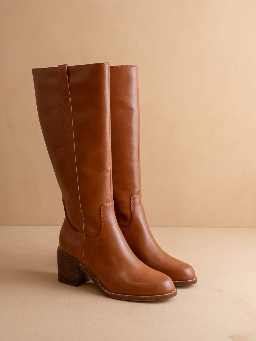 The Harriet | Brown Tall Riding Fall Boot: BROWN / 10