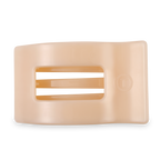 Flat Rectangle Hair Clip | Large | Almond Beige
