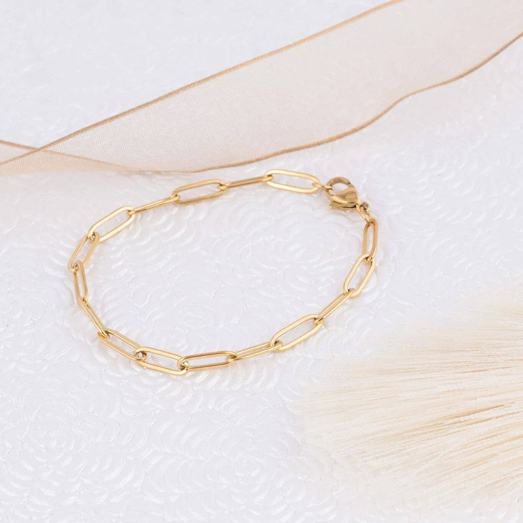 Paperclip Chain Bracelet - S178