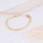 Paperclip Chain Bracelet - S178