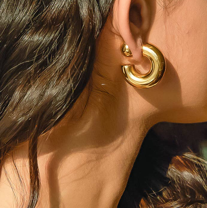 Ball Hoop Earring - EE6