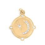 Moon And Star Charm - C161