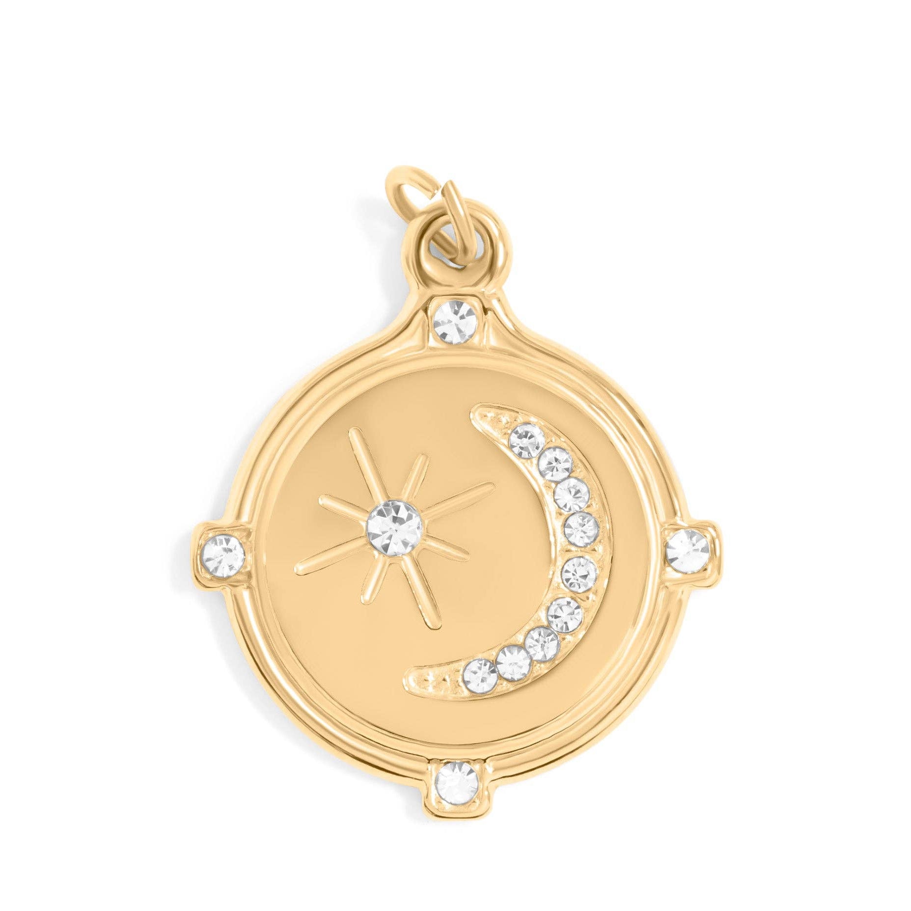 Moon And Star Charm - C161