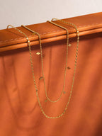 Layered Tassel Necklace - N100