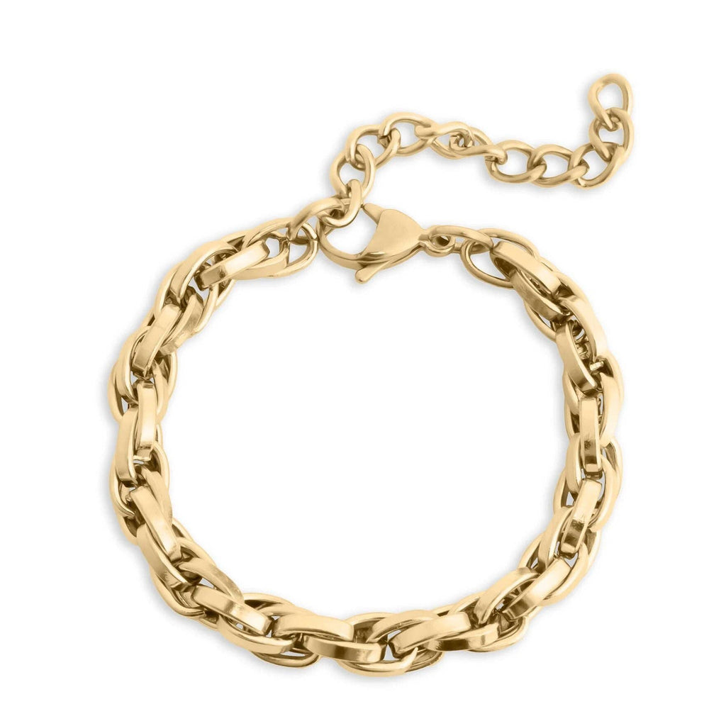 Golden Oval Luxe Bracelet - SS37