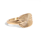 Gold Sunburst Ring - A26