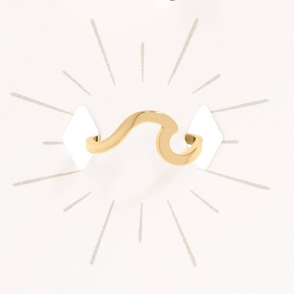 Adjustable Wave Toe Ring: A12