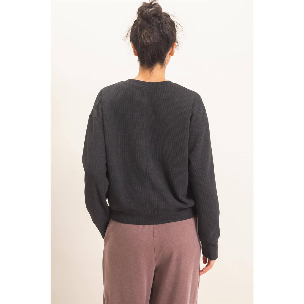 Waffle Knit Crew SET : ALPACA