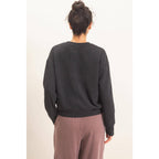Waffle Knit Crew SET : ALPACA