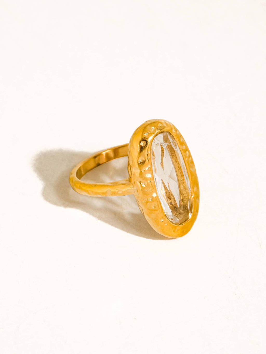 Crystal Statement Ring - A149