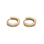 Summer Golden Mini Huggie Earrings  - E13