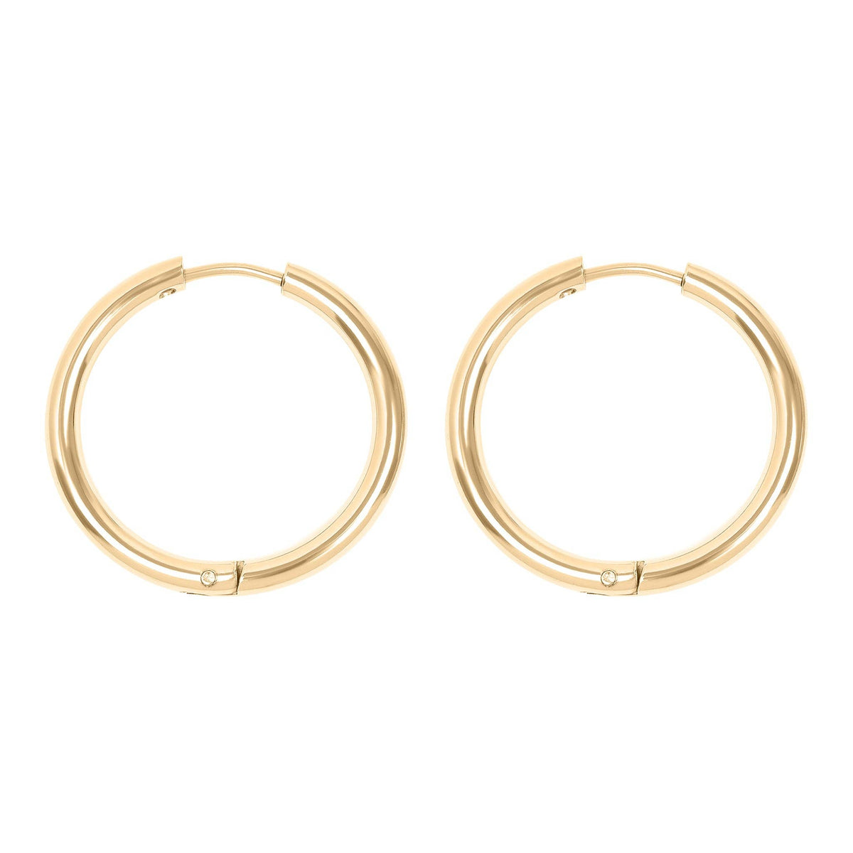 Everyday Golden Hoop (large 22mm) Earrings - E117